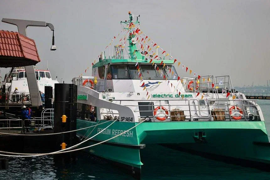 singapore first fully electric ferry